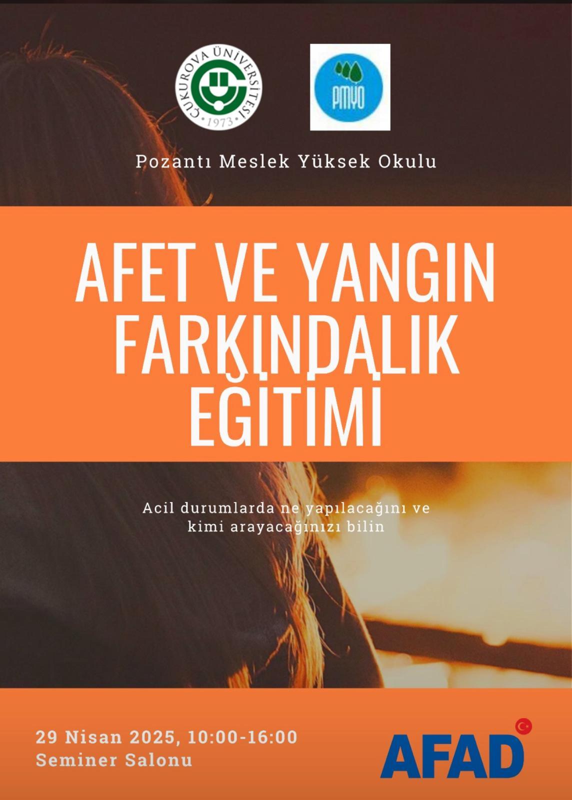 Afet ve Yangın Farkındalık Eğitimi
