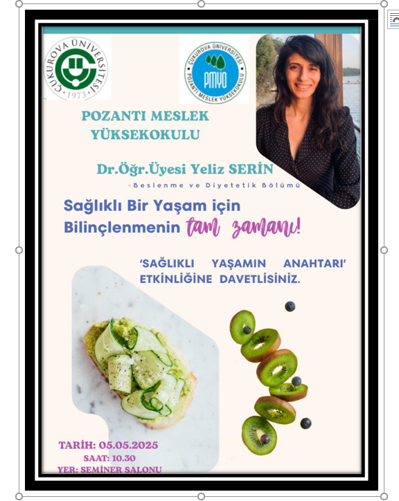 2024-2025 EĞİTİM YILI SAĞLIKLI YAŞAMIN ANAHTARI EĞİTİMİ