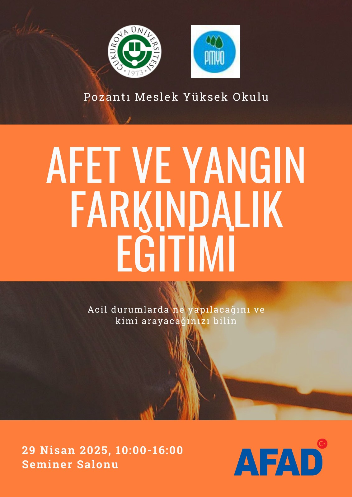 AFET VE YANGIN FARKINDALIK EĞİTİMİ